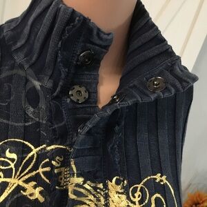 I.N.C Knitted blue pull over sweater.